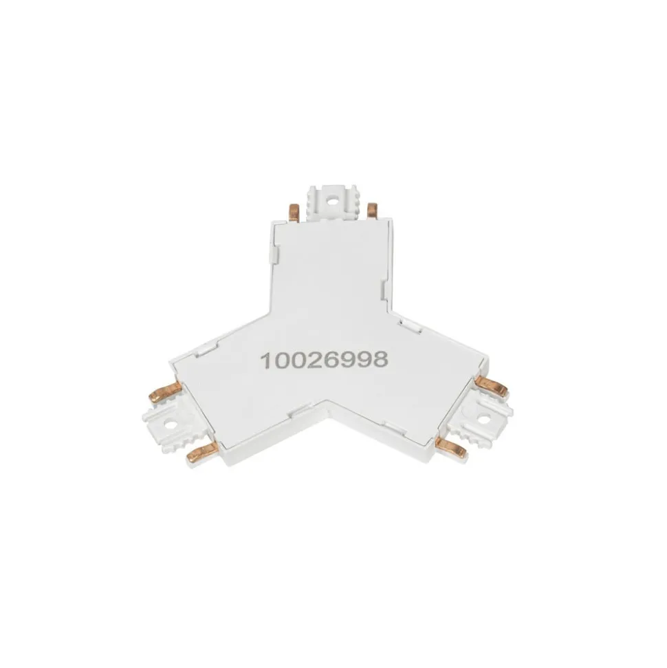 Lindby Y-stik Lumaro, hvid, 7,85 cm, plast