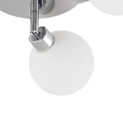 Lindby Zaniba loftslampe, krom, rund