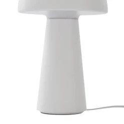Lindby Zyre LED genopladelig bordlampe, hvid, IP44, touchdæmper