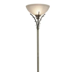 LINEAS tidløs gulvlampe, patineret messing