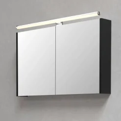 Lino LED-væglampe, krom/hvid