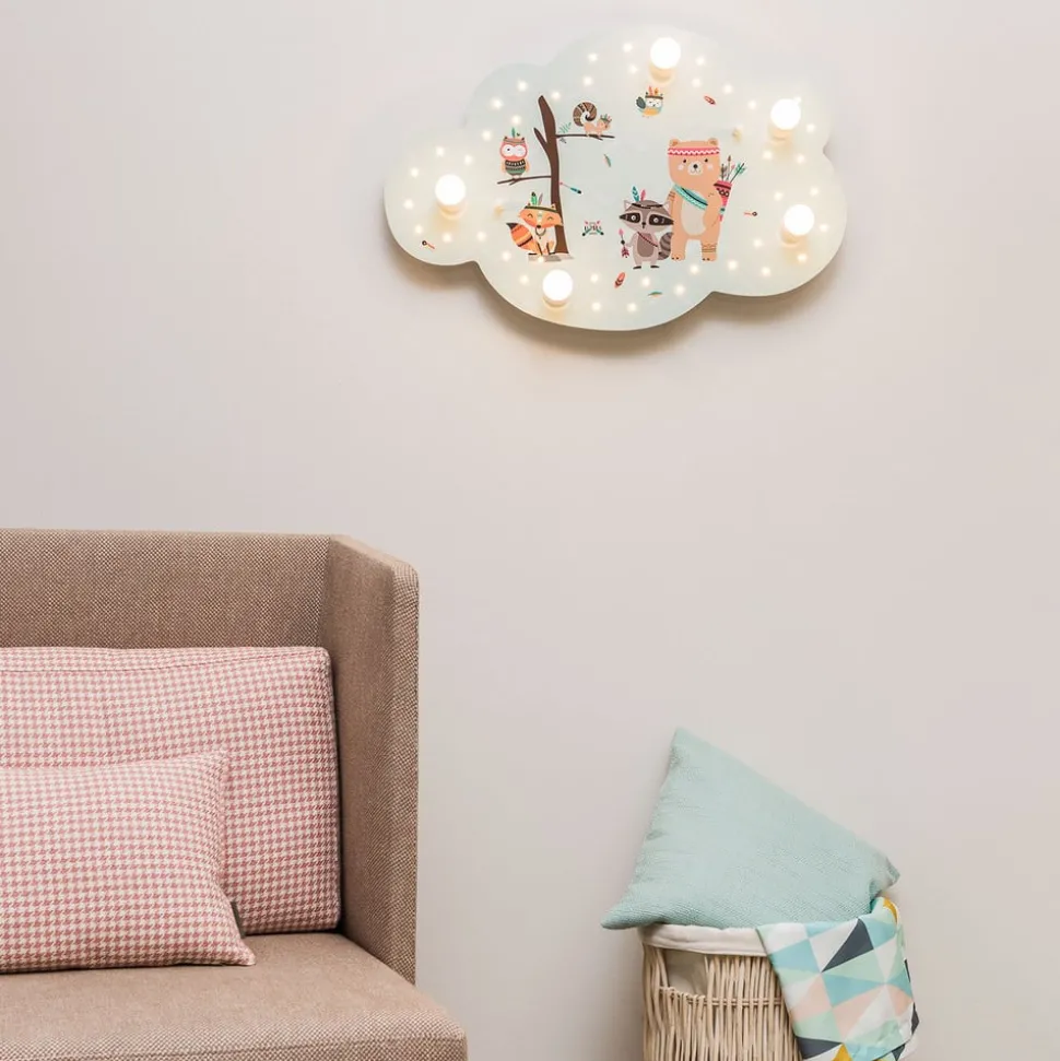 Little Indians loftlampe billedsky, mint