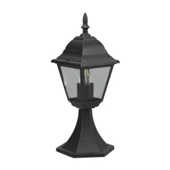 Livenza base light, sort, højde 39 cm, aluminium, IP44
