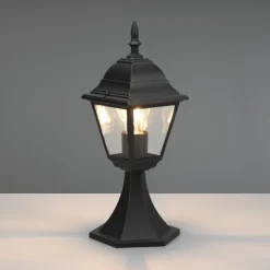 Livenza base light, sort, højde 39 cm, aluminium, IP44