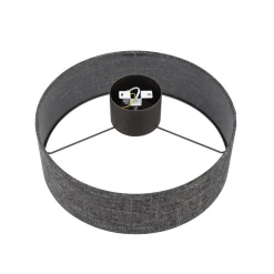 Loftlampe Amarela M, sort melange, tekstil, E27