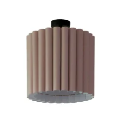 Loftlampe Aria, capucino, mikrofiber, E27