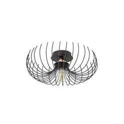 Loftlampe Aspendos N-641, sort, metal, Ø 36 cm