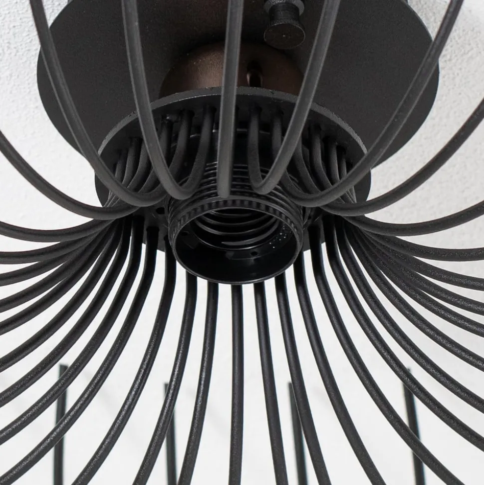 Loftlampe Aspendos N-641, sort, metal, Ø 36 cm