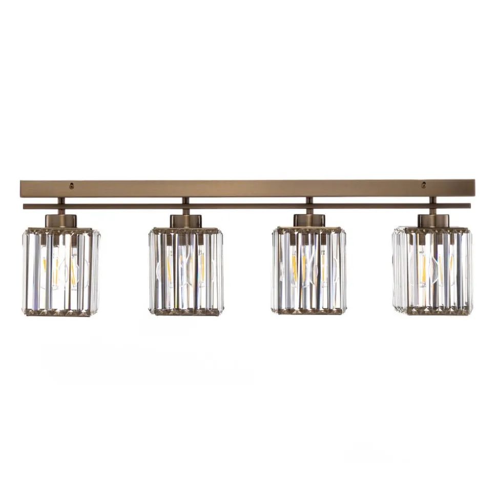 Loftlampe AV-1795-4EY 4 lyskilder, antik guld
