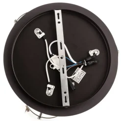 Loftlampe Beth med røgglas, 3 lyskilder