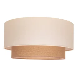 Loftlampe Boho, Ø 45 cm ecru/jute