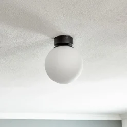 Loftlampe Celeste med kugleglas, 1 lyskilde