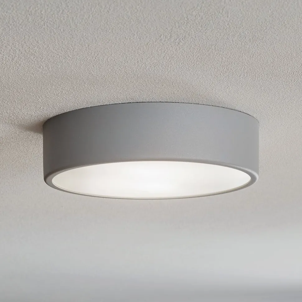 Loftlampe Cleo 300, Ø 30 cm grå