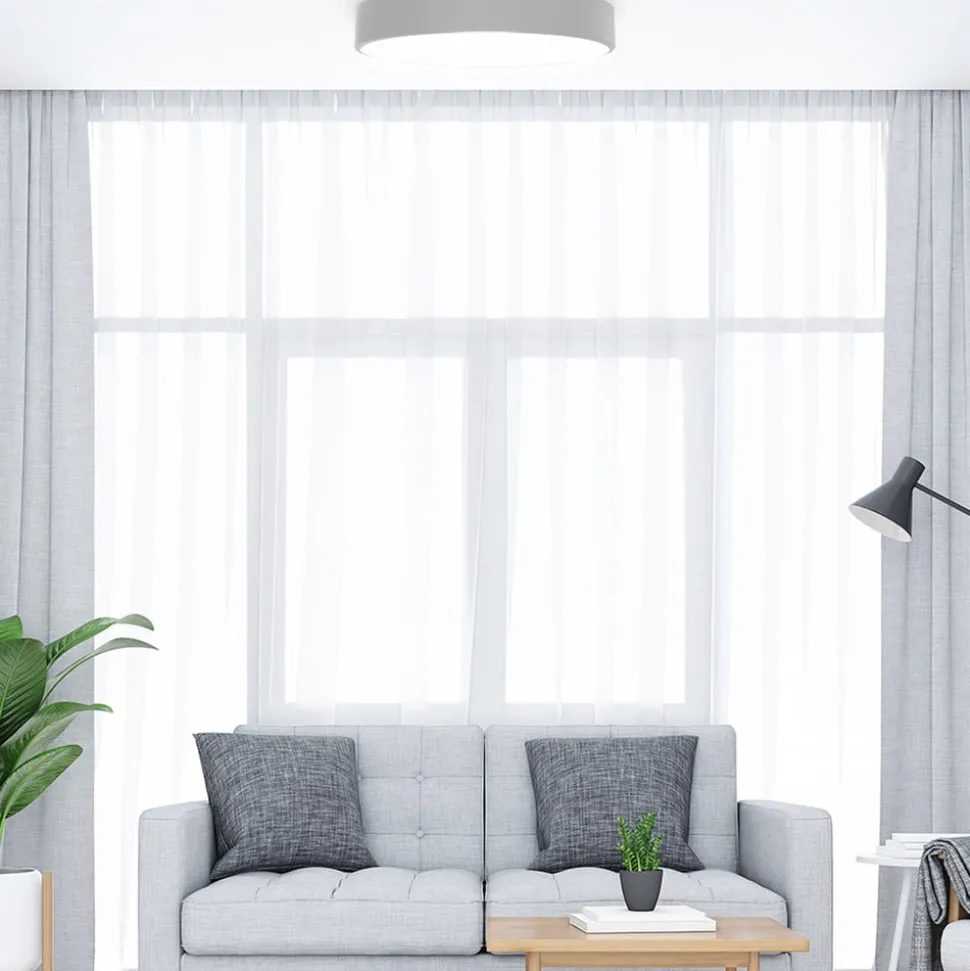 Loftlampe Cleo 600, Ø 60 cm grå