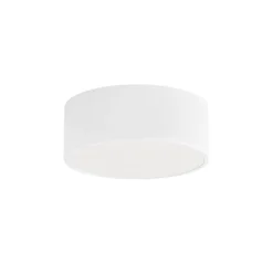 Loftlampe Cleo, Ø 20 cm, IP54, hvid, metal, E27