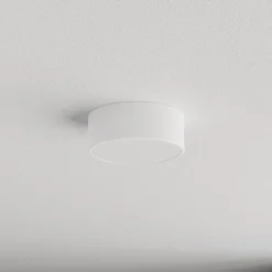 Loftlampe Cleo, Ø 20 cm, IP54, hvid, metal, E27