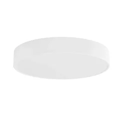 Loftlampe Cleo, Ø 50 cm, IP54, hvid, metal, E27