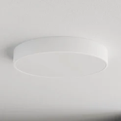 Loftlampe Cleo, Ø 50 cm, IP54, hvid, metal, E27