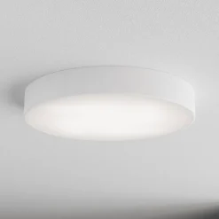 Loftlampe Cleo, Ø 50 cm, IP54, hvid, metal, E27
