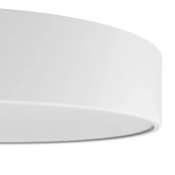 Loftlampe Cleo, Ø 50 cm, IP54, hvid, metal, E27