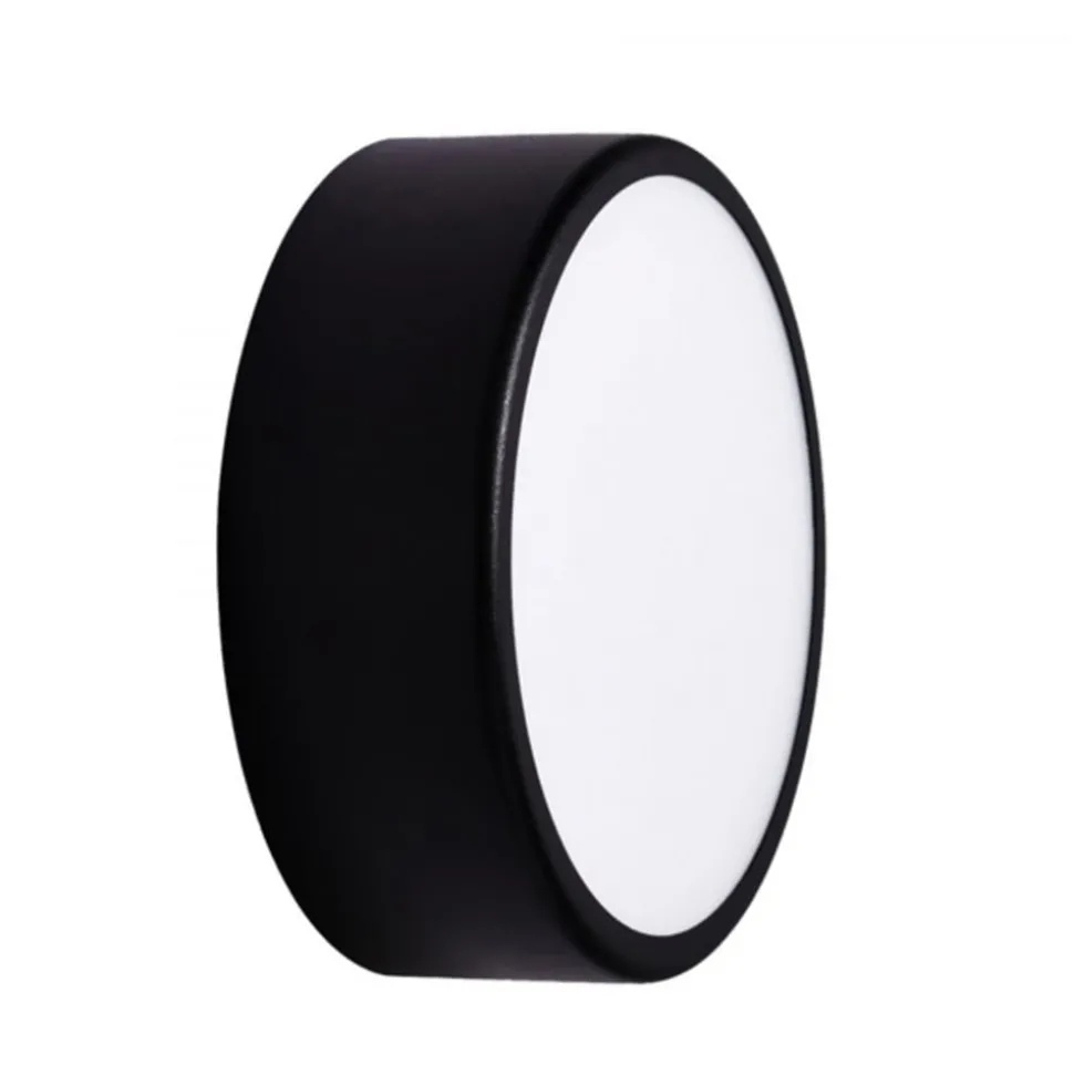 Loftlampe Cleo, Ø 20 cm, IP20, sort, metal, E27