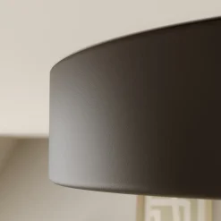 Loftlampe Cleo, Ø 40 cm, IP20, sort, metal, E27