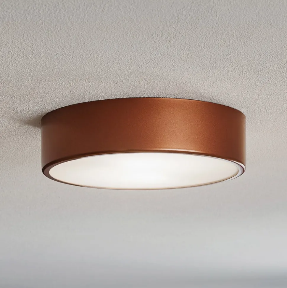 Loftlampe Cleo 300, Ø 30 cm kobber
