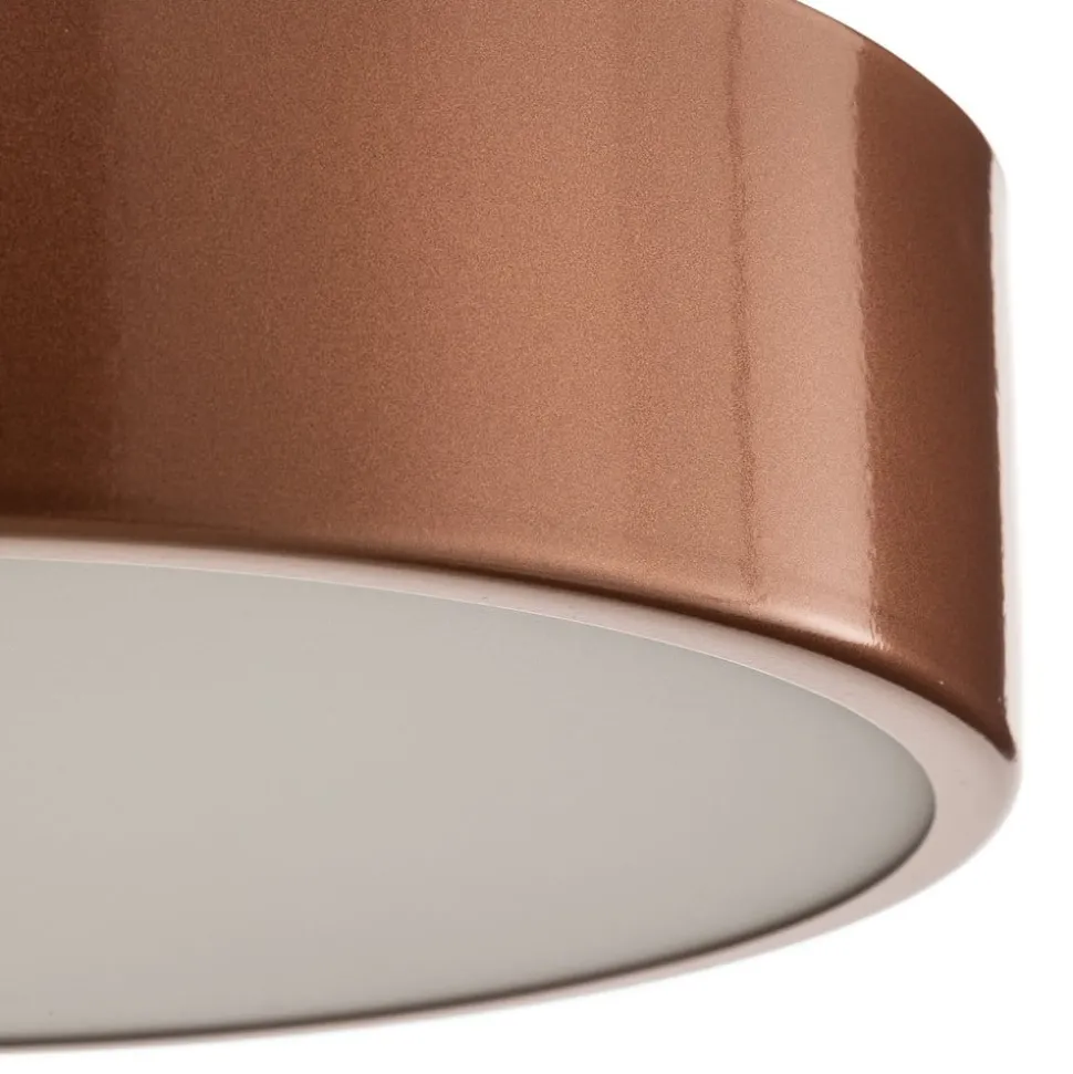 Loftlampe Cleo 300, Ø 30 cm kobber