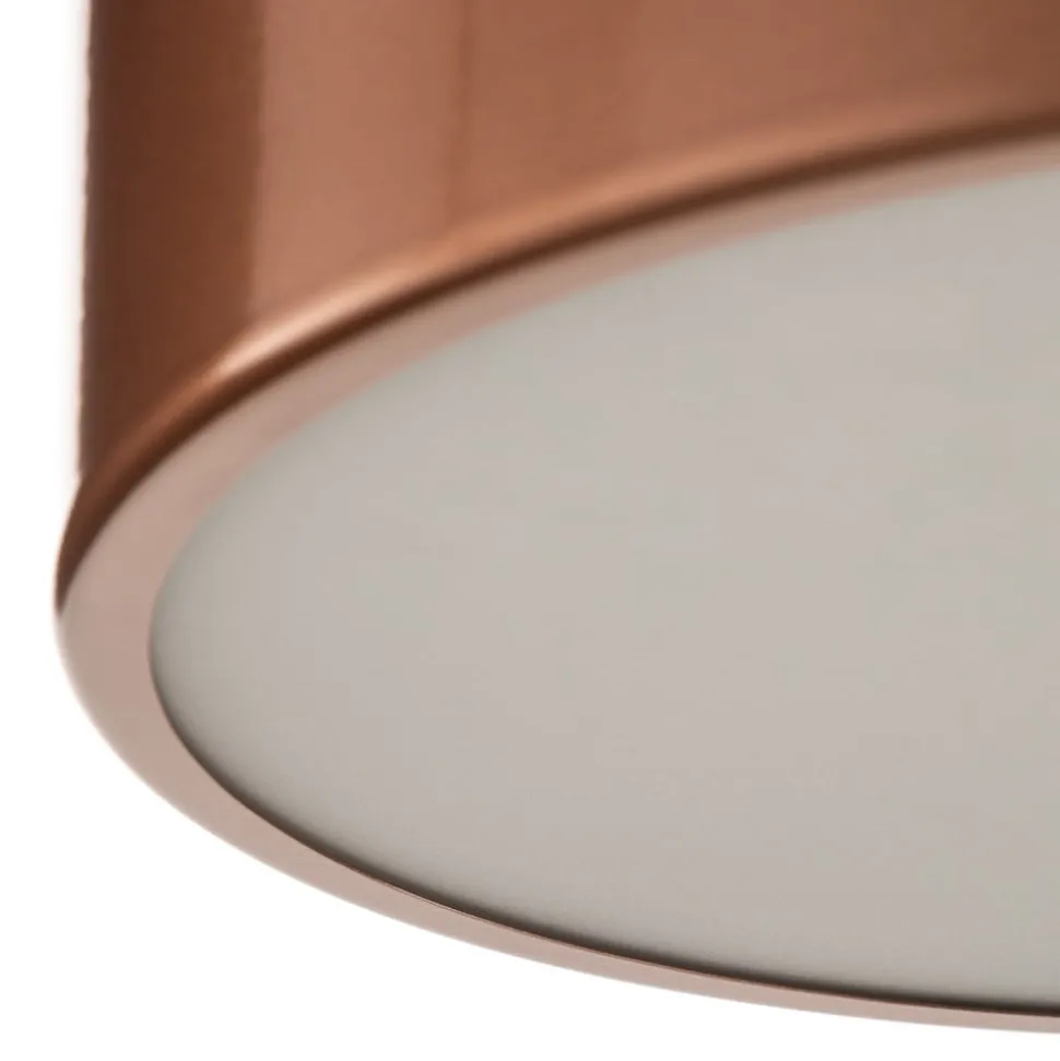 Loftlampe Cleo 300, Ø 30 cm kobber