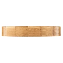 Loftlampe Cleo DR475, IP20, sensor, Ø 48 cm, egetræ
