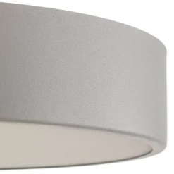 Loftlampe Cleo 400, grå, sensor, IP20, Ø 40 cm, metal