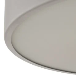 Loftlampe Cleo 400, grå, sensor, IP20, Ø 40 cm, metal