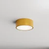 Loftlampe Cleo 200, guld, sensor, IP54, Ø 20 cm, metal