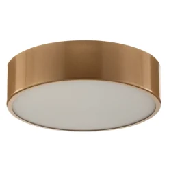 Loftlampe Cleo 300, guld, sensor, IP20, Ø 30 cm, metal
