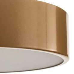 Loftlampe Cleo 300, guld, sensor, IP20, Ø 30 cm, metal