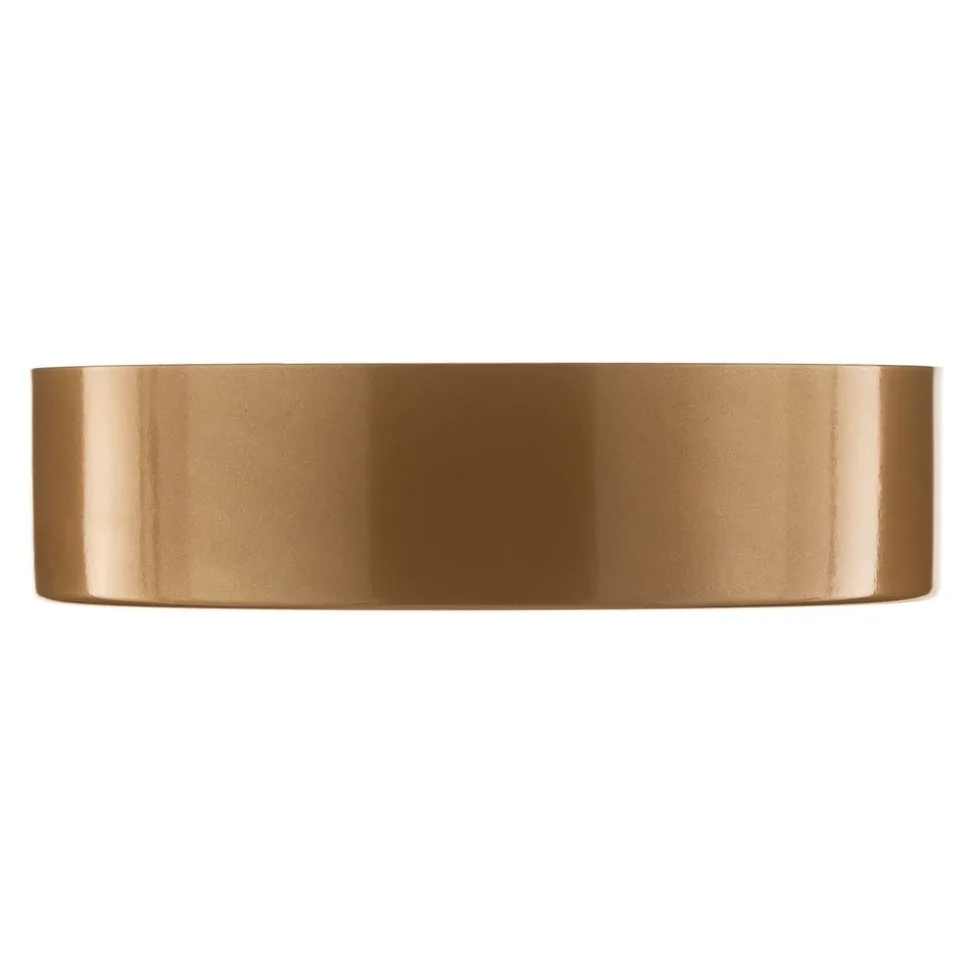 Loftlampe Cleo 300, guld, sensor, IP20, Ø 30 cm, metal