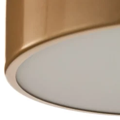 Loftlampe Cleo 300, guld, sensor, IP20, Ø 30 cm, metal