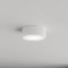 Loftlampe Cleo 200, hvid, sensor, IP54, Ø 20 cm, metal