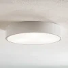 Loftlampe Cleo 400, hvid, sensor, IP20, Ø 40 cm, metal