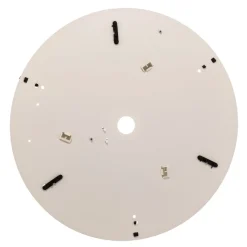 Loftlampe Cleo 400, hvid, sensor, IP20, Ø 40 cm, metal