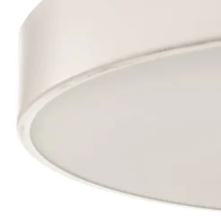 Loftlampe Cleo 600, hvid, sensor, IP20, Ø 60 cm, metal