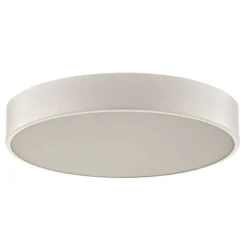 Loftlampe Cleo 500, hvid, sensor, IP20, Ø 50 cm, metal
