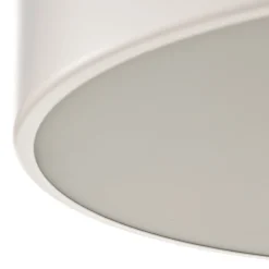 Loftlampe Cleo 500, hvid, sensor, IP20, Ø 50 cm, metal