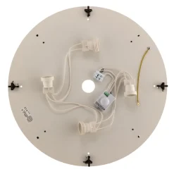 Loftlampe Cleo 500, hvid, sensor, IP20, Ø 50 cm, metal