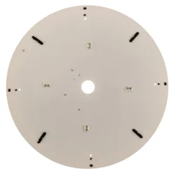 Loftlampe Cleo 500, hvid, sensor, IP20, Ø 50 cm, metal