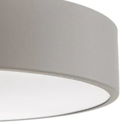 Loftlampe Cleo 400, IP54, Ø 40 cm grå