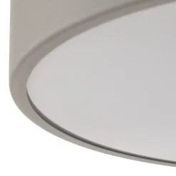 Loftlampe Cleo 400, IP54, Ø 40 cm grå