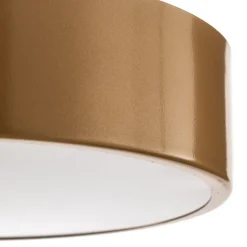 Loftlampe Cleo 300, IP54, Ø 30 cm guld