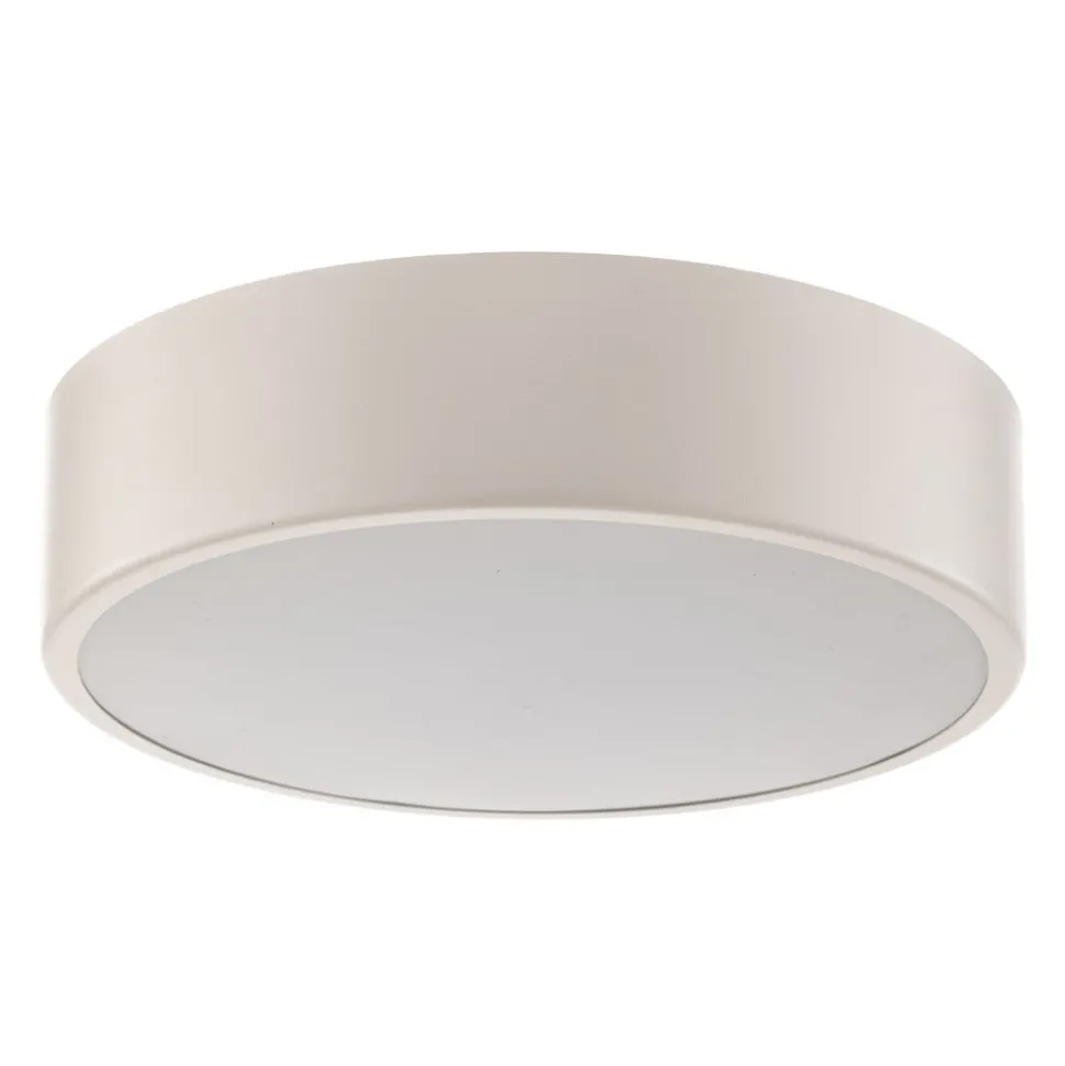 Loftlampe Cleo 300, IP54, Ø 30 cm hvid