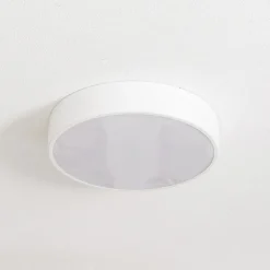 Loftlampe Cleo 400, IP54, Ø 40 cm hvid